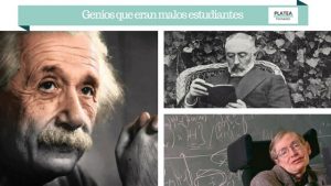 Genios que eran malos estudiantes