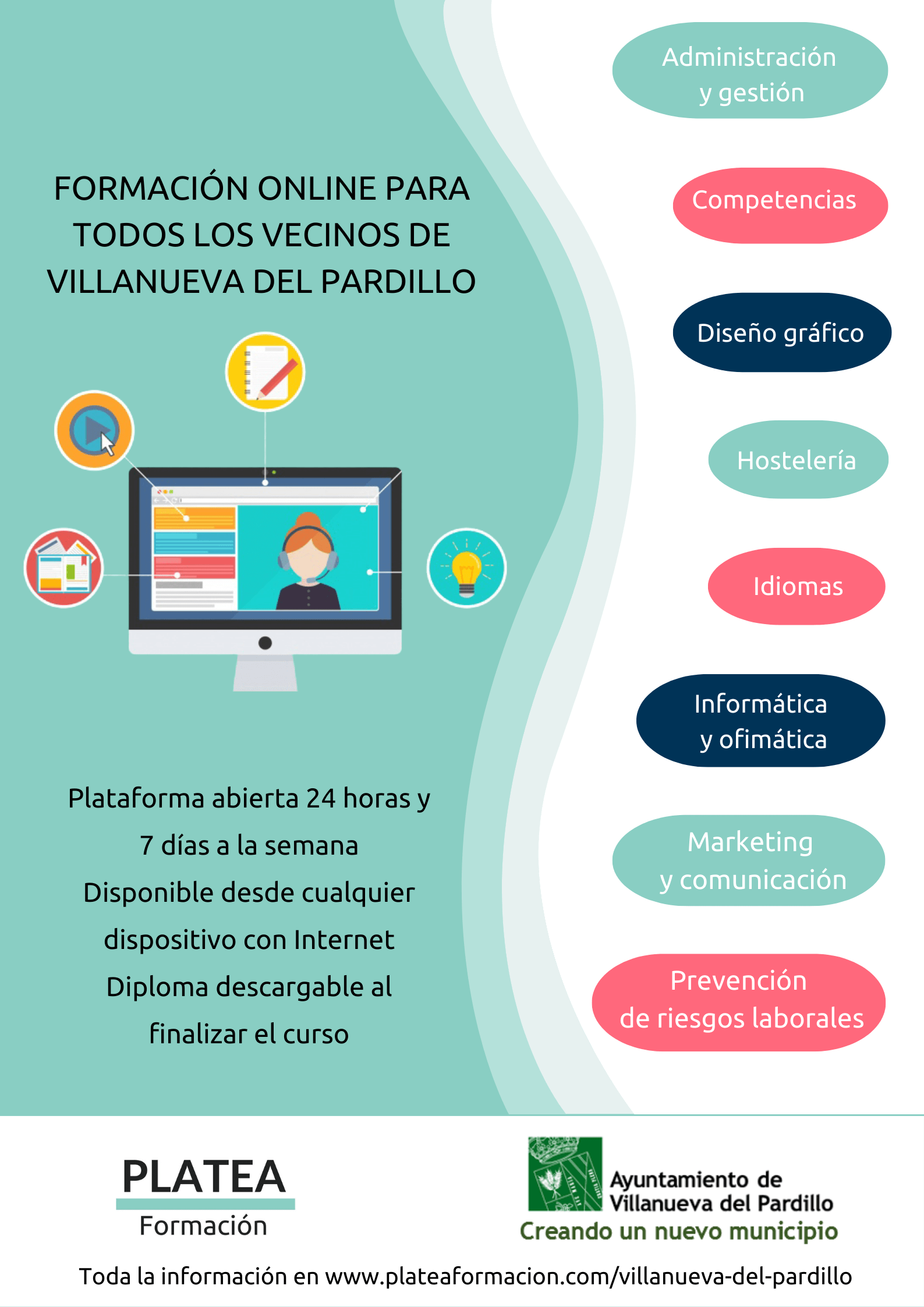 Formación online Ayuntamiento Villanueva del Pardillo